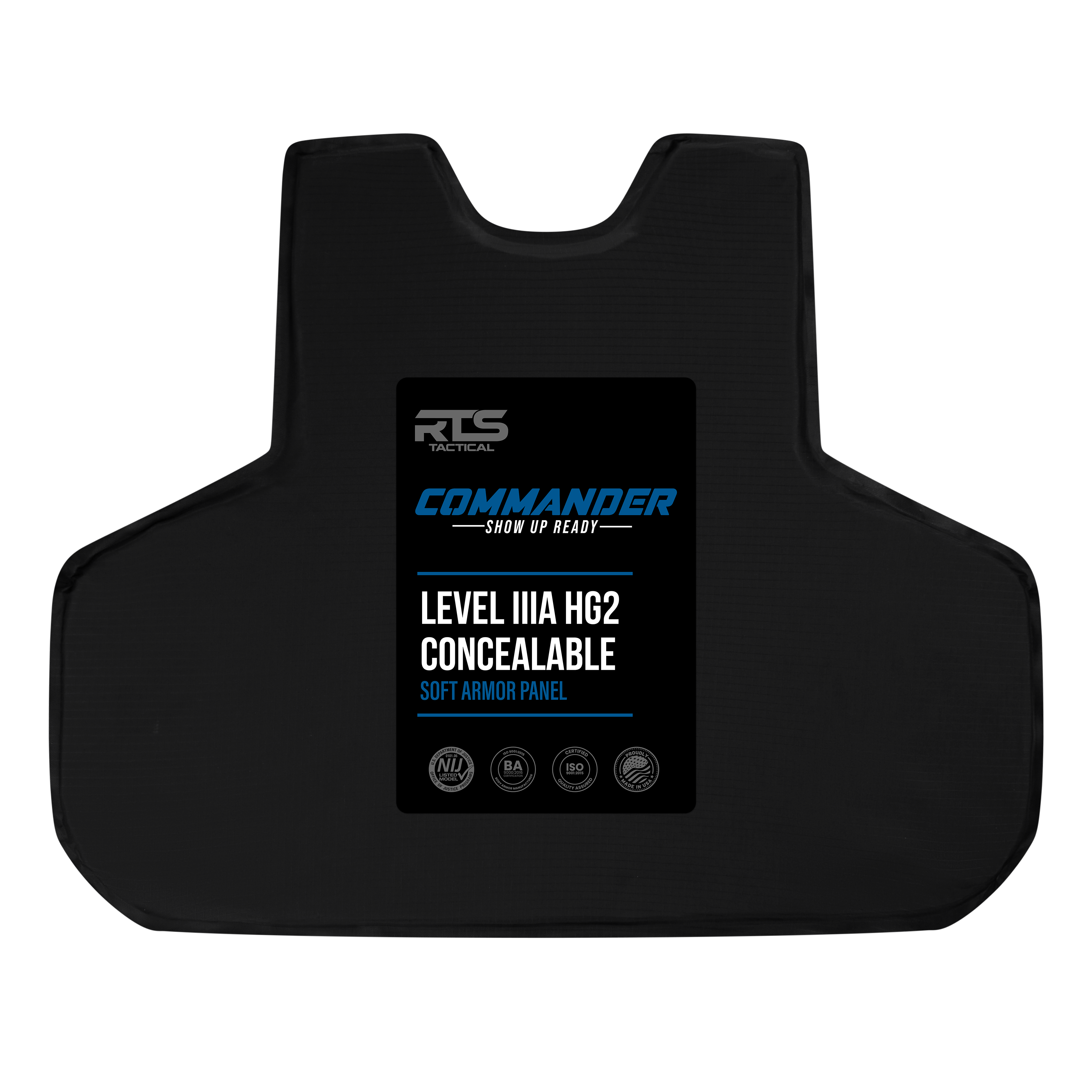 RTS Tactical RICO Special Operations Vest with Commander Level IIIA (HG2) Soft Armor