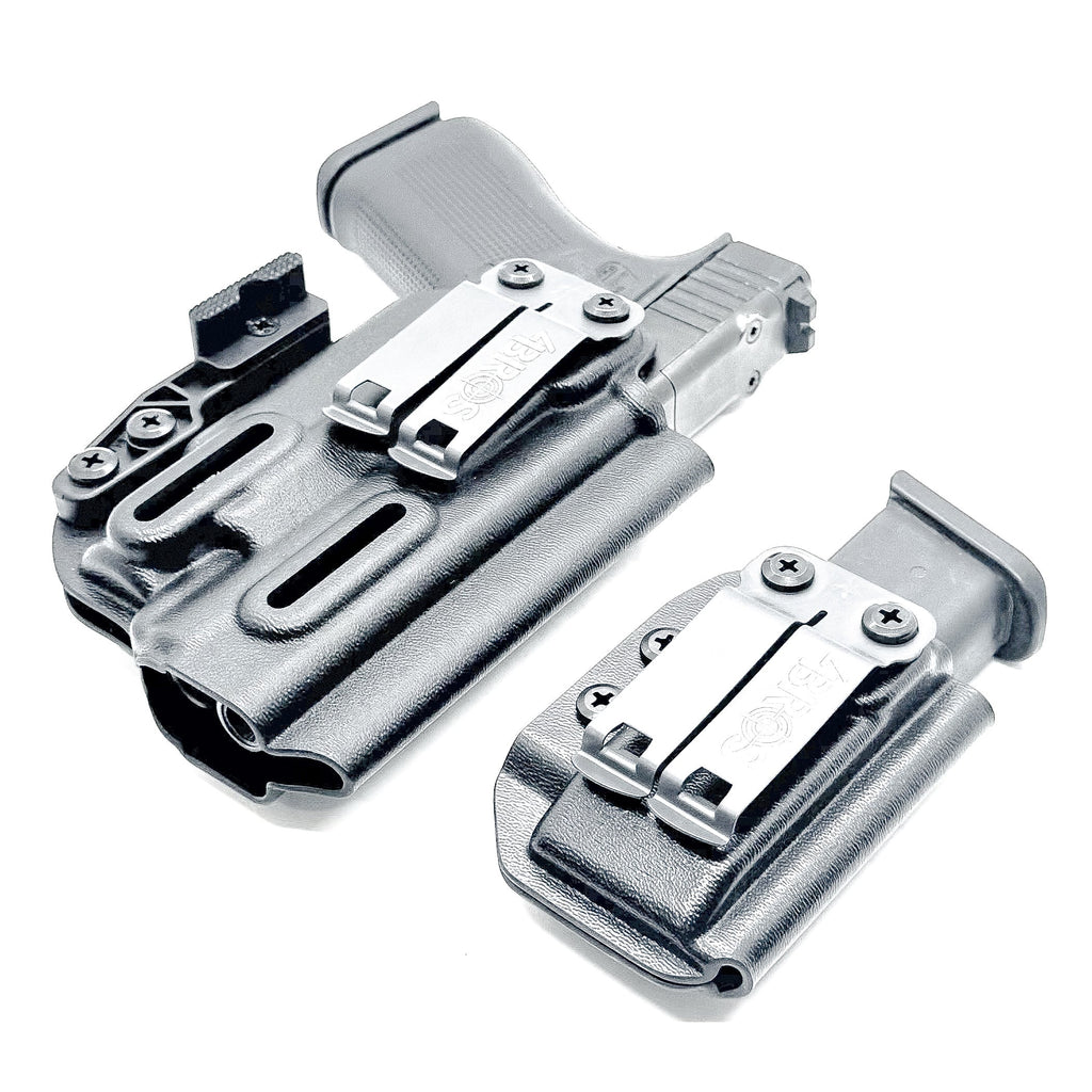 Glock 43X & 48 MOS TLR-7 Sub IWB RH Holster with Magazine Carrier Combo