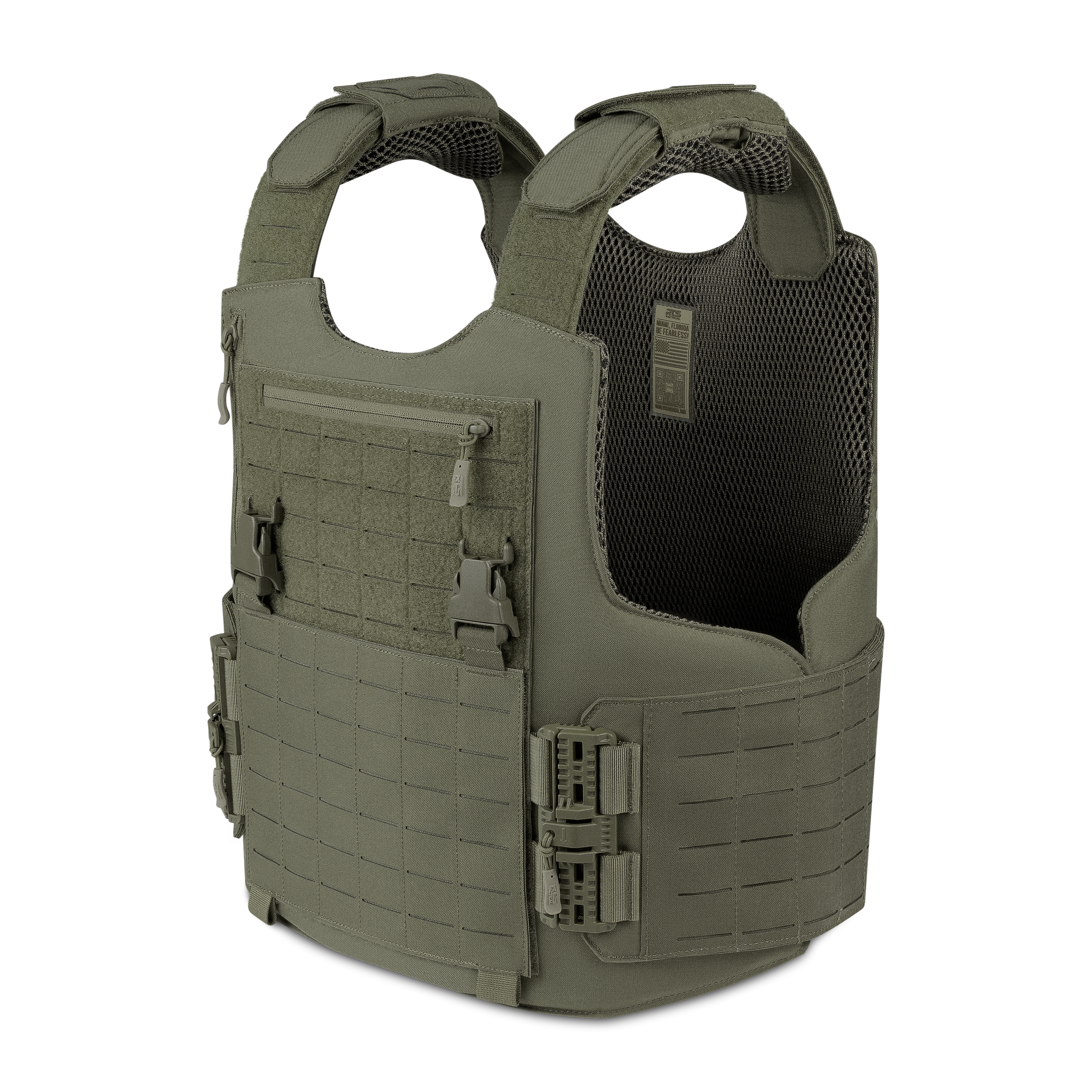 RTS Tactical RICO Special Operations Vest with Commander Level IIIA (HG2) Soft Armor