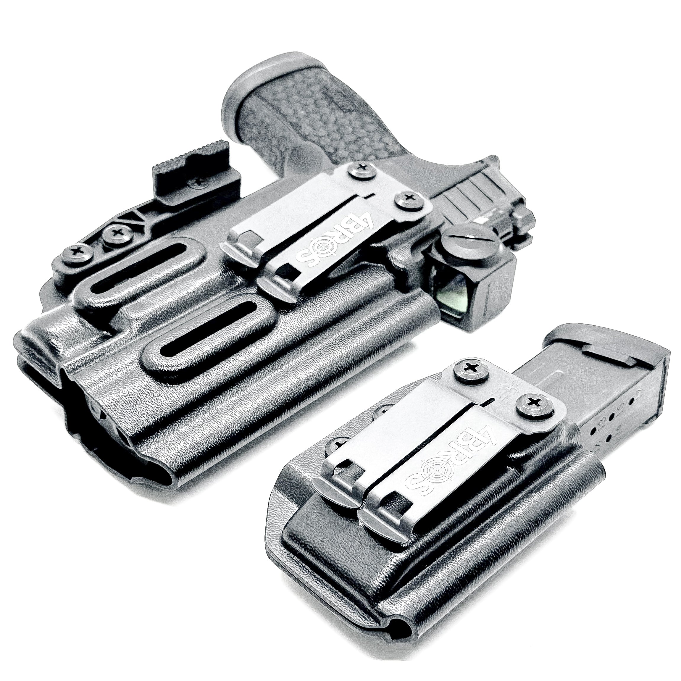 Sig P365-FUSE & TLR-7 X or HL-X IWB RH Holster with Magazine Carrier Combo