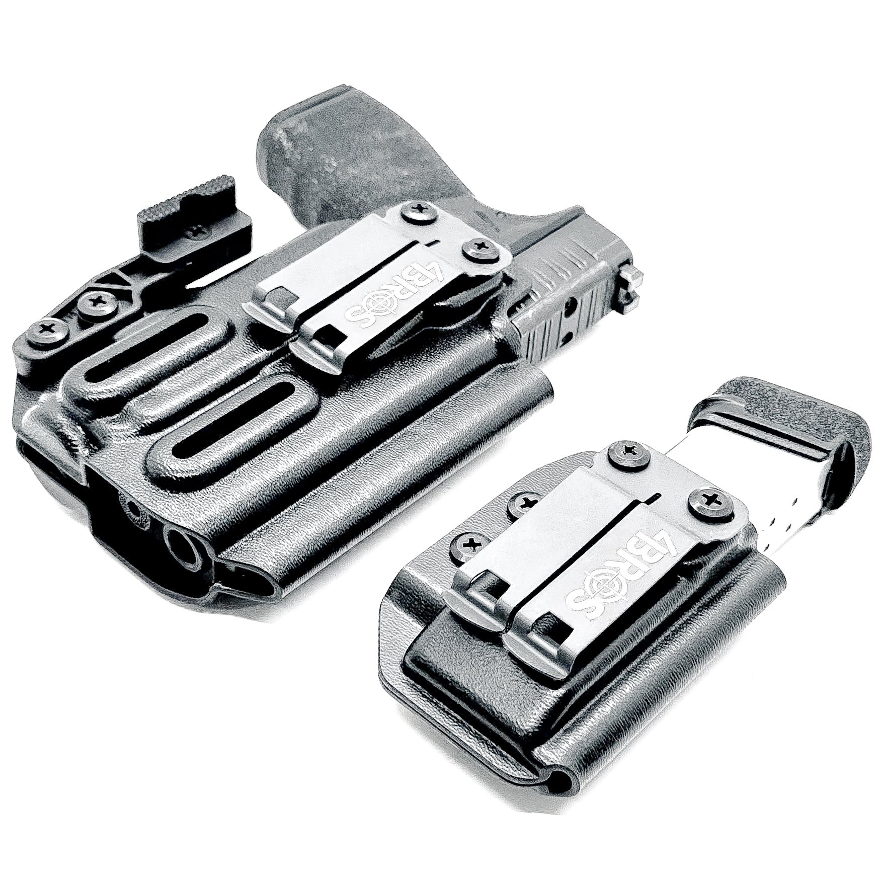 Springfield Hellcat Pro & TLR-7 X/A IWB Holster with Magazine Carrier Combo