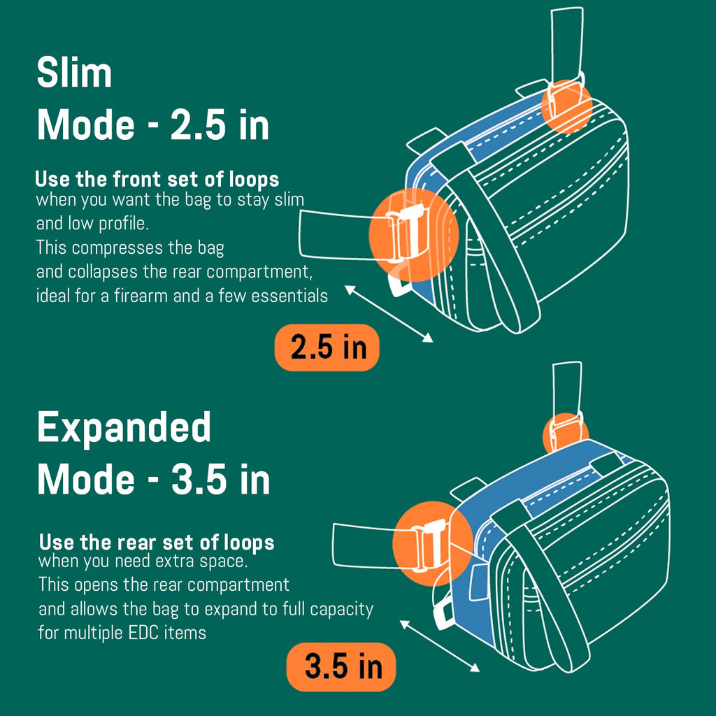 MORPH EXPANDABLE Concealment Bag
